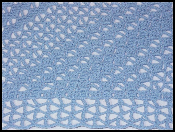 Blue Diagonal Lace Closeup (click to go back)