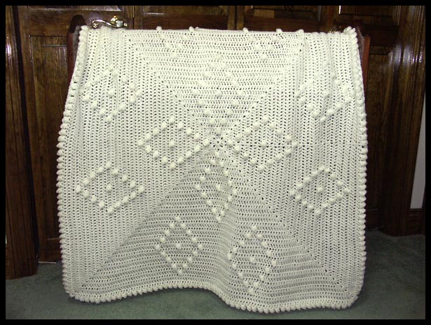 PopcornDiamonds Baby Afghan (click to see closeup)