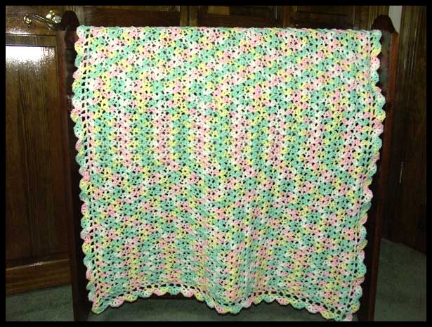 Just Ducky Baby Afghan (click to see closeup)