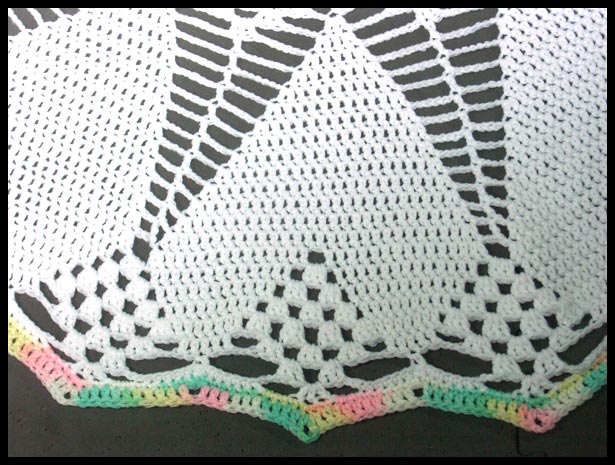 Doily Baby Blanket Edge (click to go back)