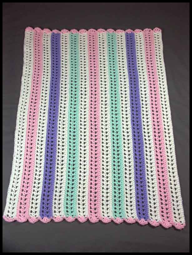 Quick Crochet Stripes Preemie/Newborn (girls) (click to see more photos)