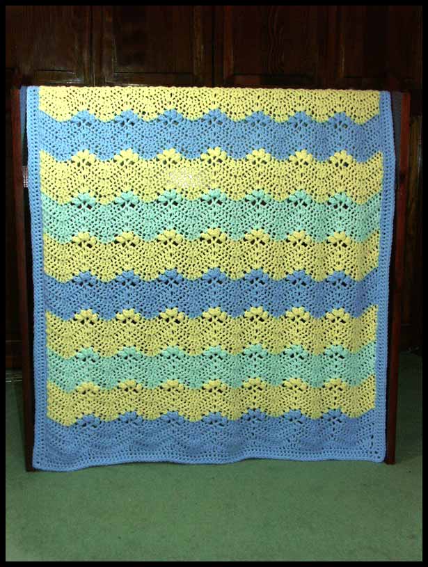 PopUp Ripple Boys' Baby Blanket (click to see more photos)