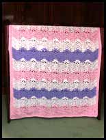 Pop Up Ripple Baby Blanket (Girls')