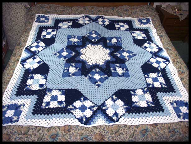 Blue Star Afghan