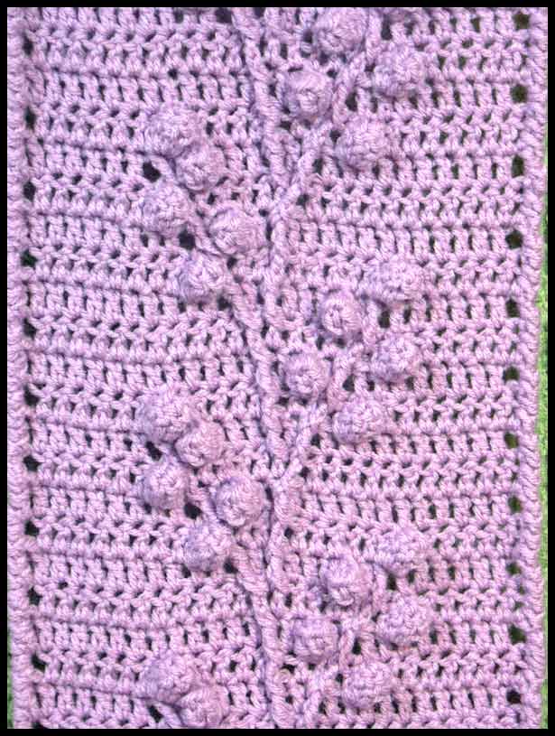 Floral Cascade Berry Panel (click to go back)