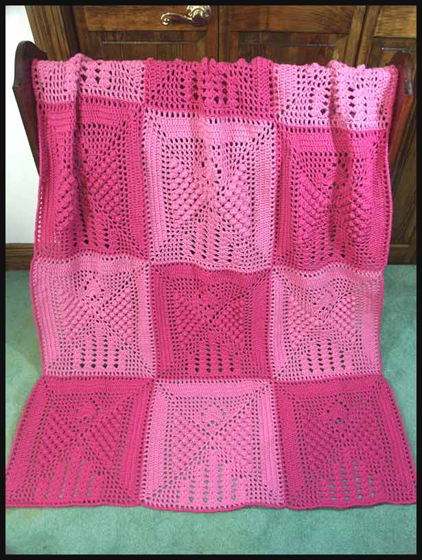 Pink Angels Afghan