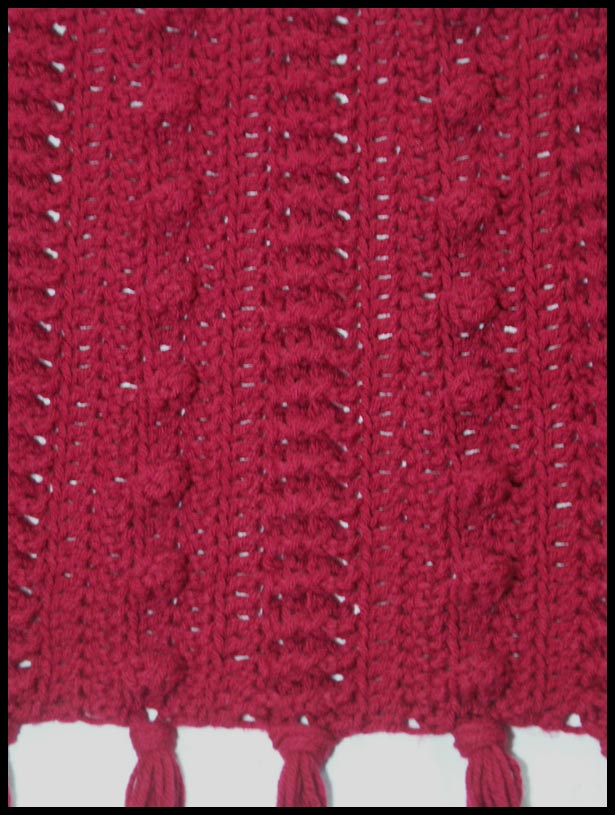 Classic Aran Afghan Closeup (click to go back)