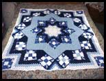 Blue Star Afghan