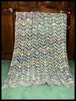 Lacy Ripple Afghan