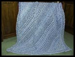 Diagonal Lace Afghan