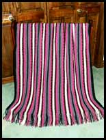 Textured Stripes Throw