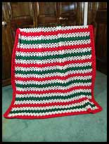 Holiday Stripes Throw