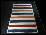 Striped Crumpled Griddle Lapghan