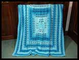 Lunar Crossings Square Blanket