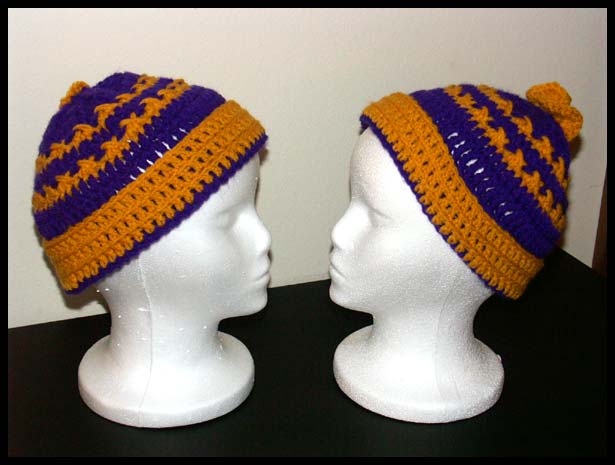 His & Her LSU Hats (click to see closeup)
