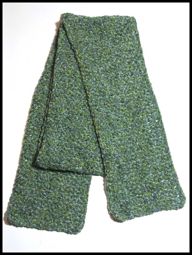 Emeral Chenille Scarf (click to see closeup)