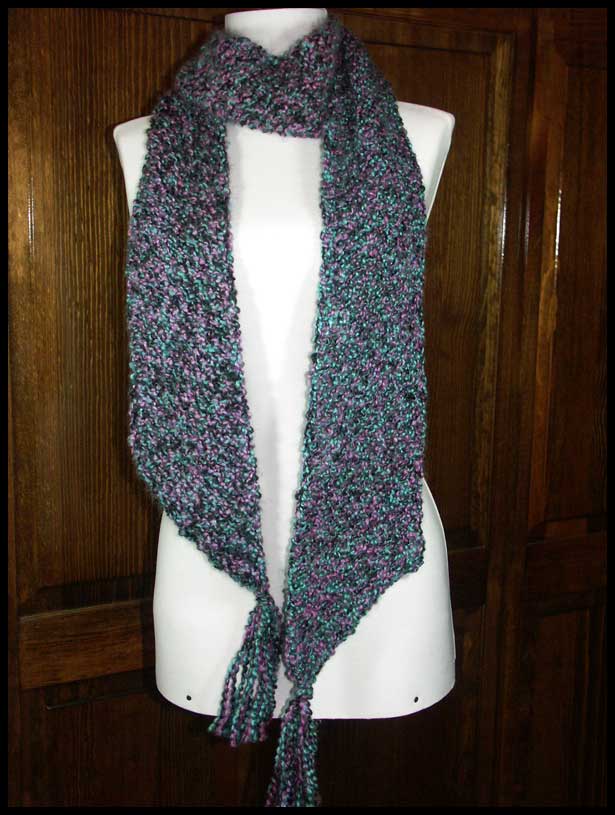 Bias Knit Scarf