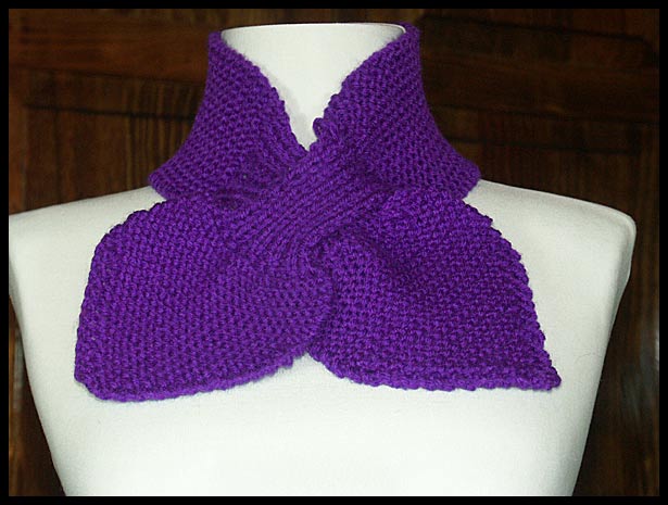 Bow Knot Scarf Amethyst