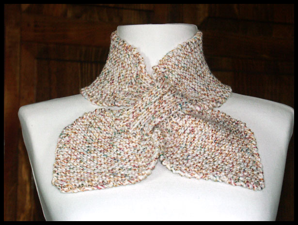 Bow Knot Scarf Soft White