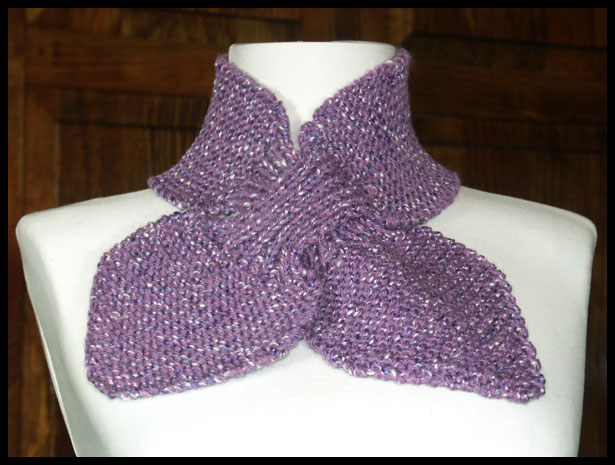 Bow Knot Scarf Light Plum (Fiesta)