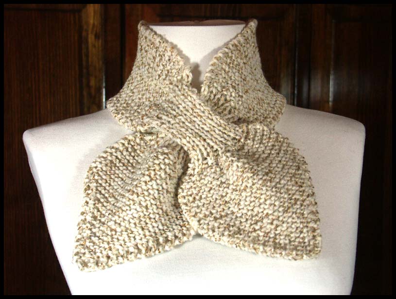 Bow Knot Scarf - Fiesta Wheat