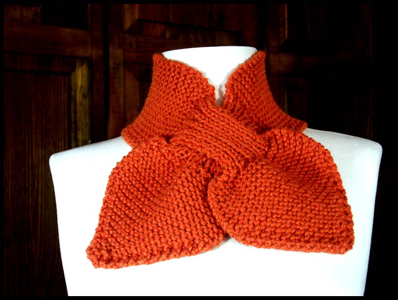 Bow Knot Scarf - Carrot