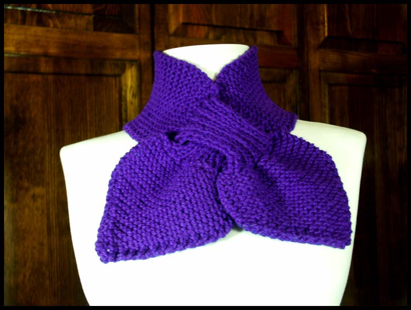 Bow Knot Scarf - Amethyst