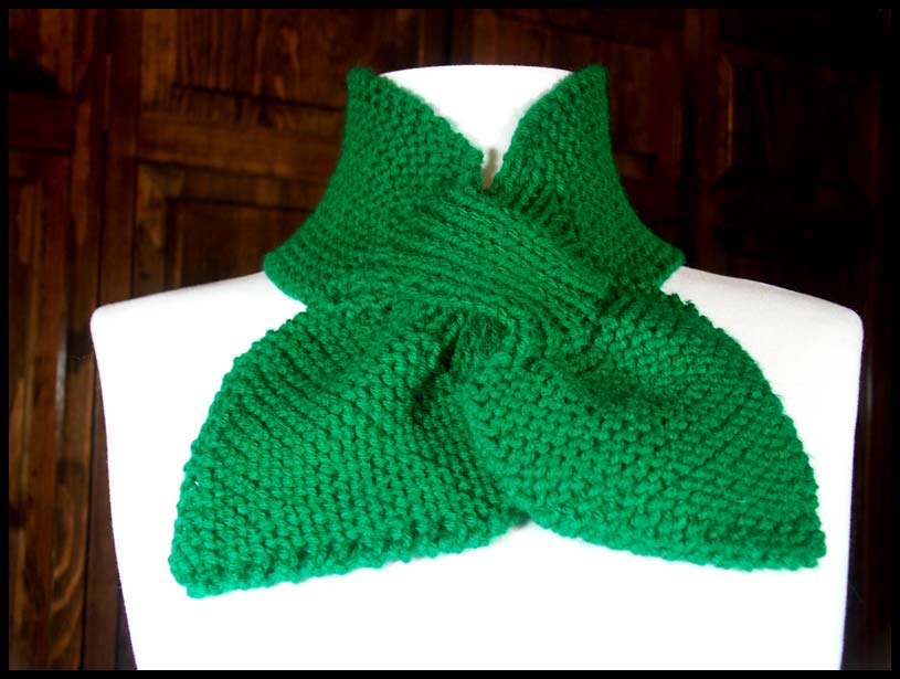 Bow Knot Scarf - Green