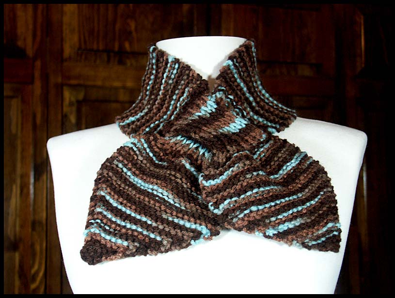 Bow Knot Scarf - Earth & Sky