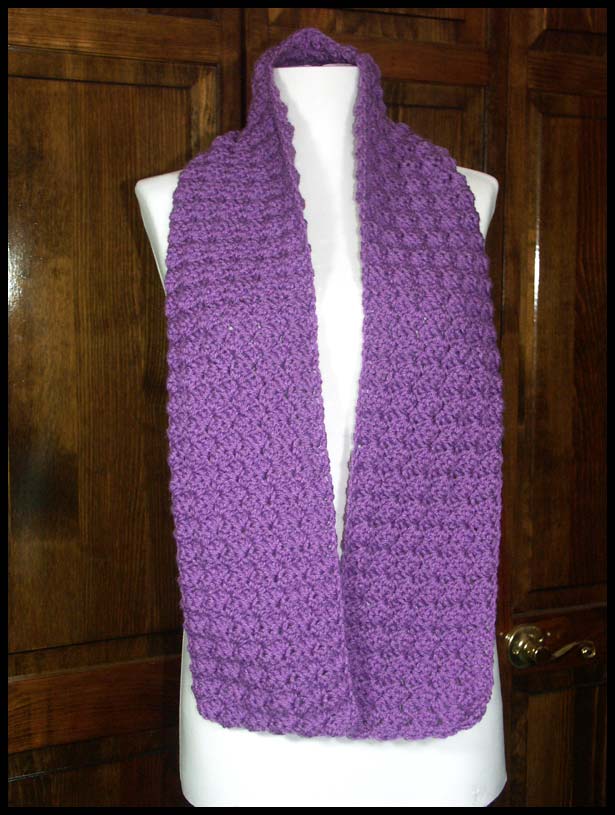 Puff Stitch Scarf (click to see closeup)