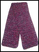 Garnet Chenille Scarf