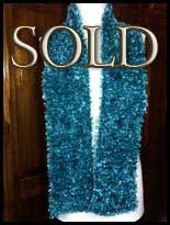 Teal Boa Scarf