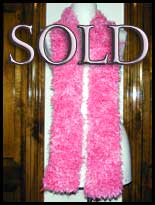 Pink Fun Fur Scarf