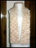 Cream Fur Scarf