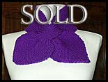 Bow Knot Scarf - Amethyst