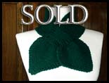 Bow Knot Scarf - Hunter Green