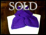 Bow Knot Scarf - Amethyst