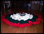 Christmas Tree Skirt - side view