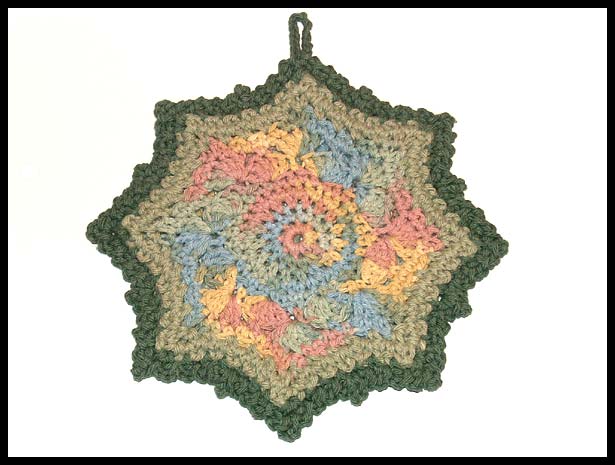 Spring Hexagon Potholder