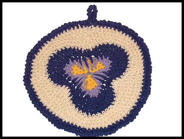 Pansy  Potholder