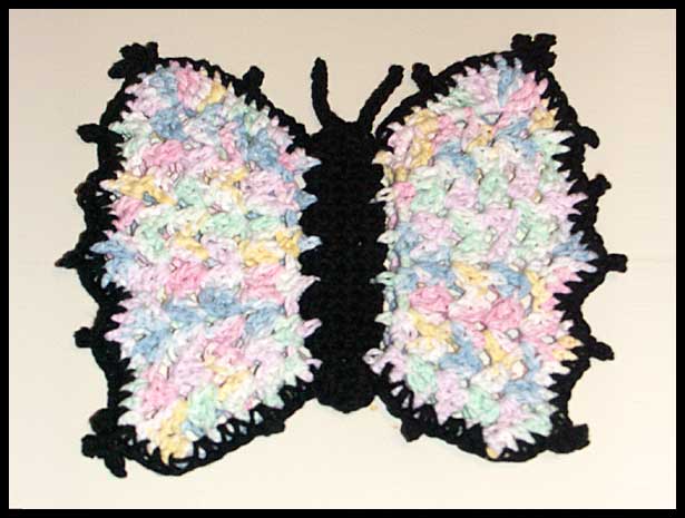 Light Butterfly Potholder