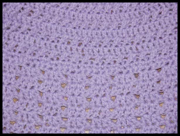 Lavender Shells Sweater Closeup (click to go back)