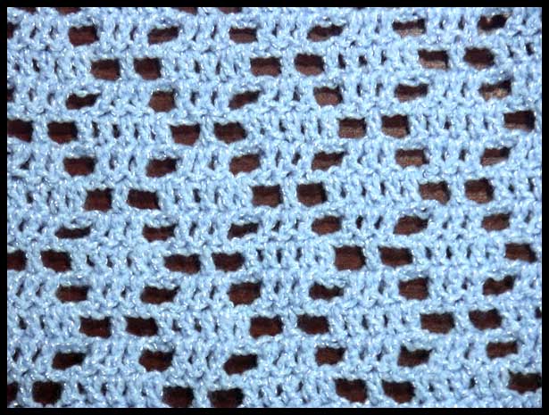 Diamond Cascade Closeup of Pattern (click to go back)