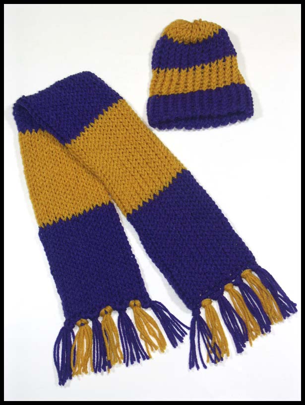 Infant's LSU Hat & Scarf