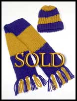 Infant's LSU Hat & Scarf