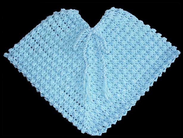 Popcorn Stitch Toddler's Poncho