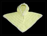 Infant's Hooded Poncho