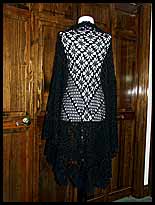 Spiderweb Shawl - black