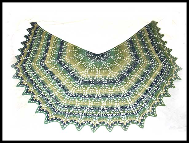 Leafing Out Shawl (click to see more photos and details)