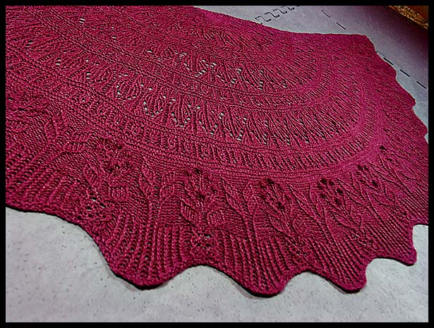 When the Flowers Bloom Shawl (click to see more photos and details)